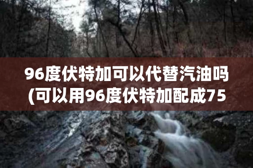 96度伏特加可以代替汽油吗(可以用96度伏特加配成75度消毒酒精吗)
