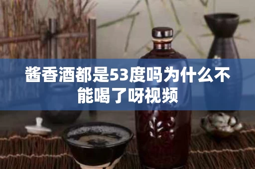 酱香酒都是53度吗为什么不能喝了呀视频