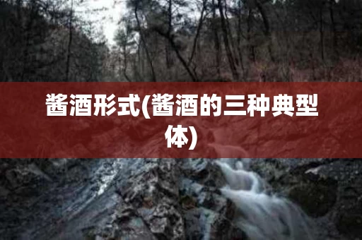 酱酒形式(酱酒的三种典型体)