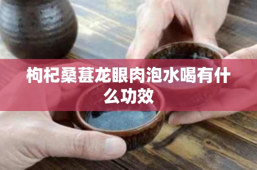 枸杞桑葚龙眼肉泡水喝有什么功效