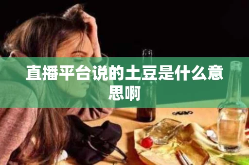 直播平台说的土豆是什么意思啊