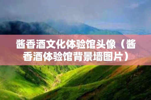 酱香酒文化体验馆头像（酱香酒体验馆背景墙图片）