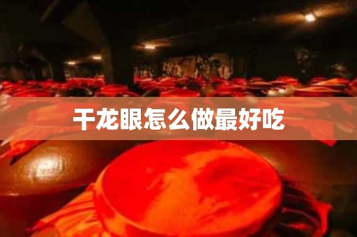 干龙眼怎么做最好吃