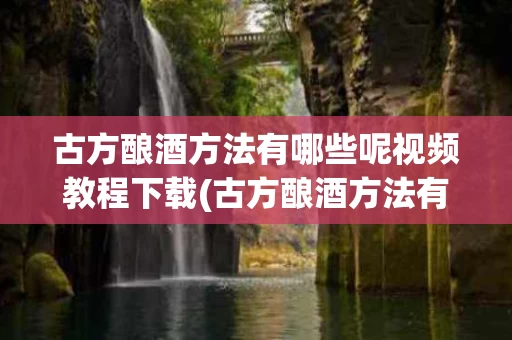 古方酿酒方法有哪些呢视频教程下载(古方酿酒方法有哪些呢视频教程下载大全)