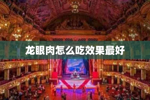 龙眼肉怎么吃效果最好