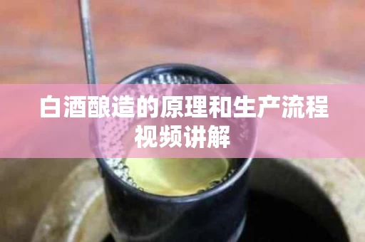 白酒酿造的原理和生产流程视频讲解