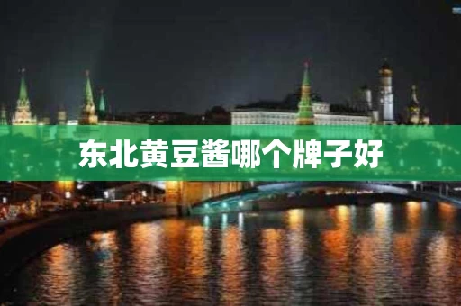 东北黄豆酱哪个牌子好