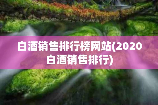 白酒销售排行榜网站(2020白酒销售排行)