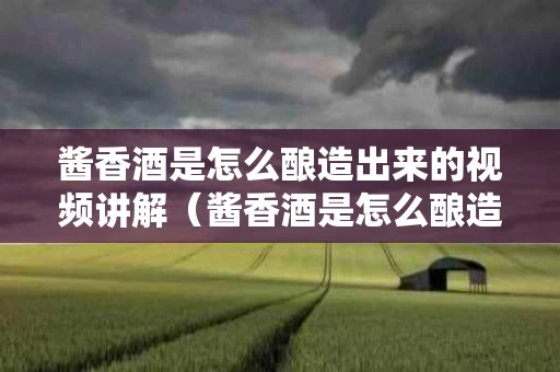 酱香酒是怎么酿造出来的视频讲解（酱香酒是怎么酿造出来的视频讲解一下）