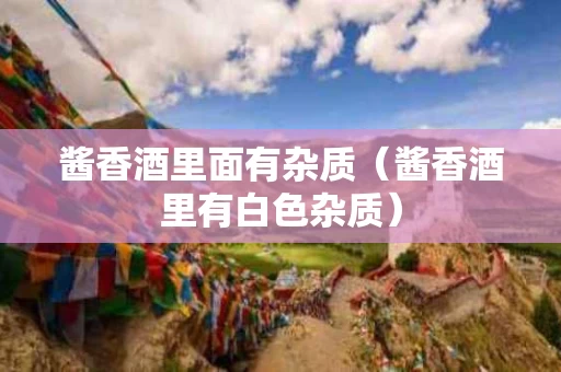 酱香酒里面有杂质（酱香酒里有白色杂质）