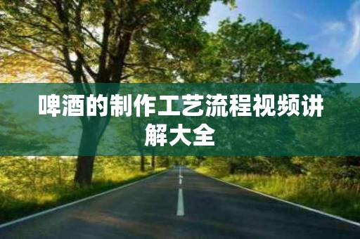 啤酒的制作工艺流程视频讲解大全