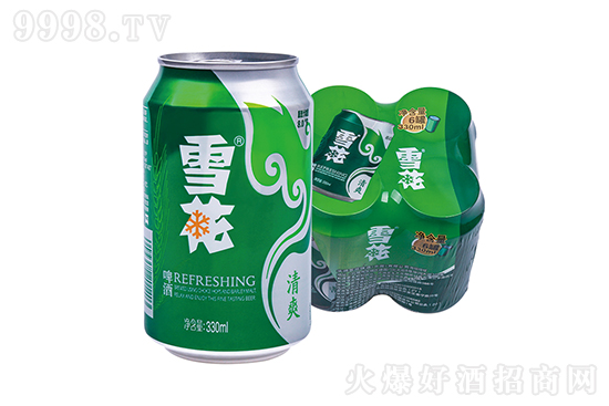 啤酒瓶上