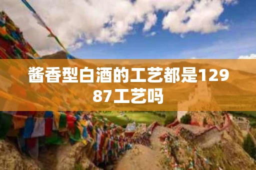 酱香型白酒的工艺都是12987工艺吗