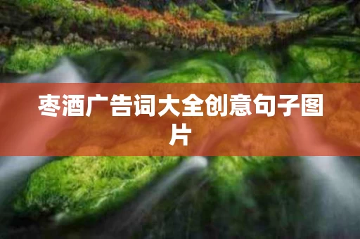 枣酒广告词大全创意句子图片