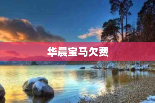 华晨宝马欠费