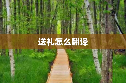 送礼怎么翻译
