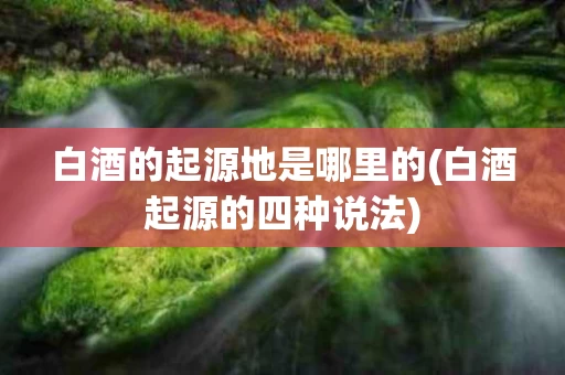 白酒的起源地是哪里的(白酒起源的四种说法)
