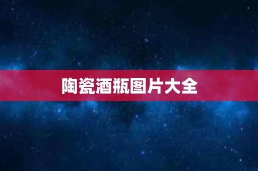 陶瓷酒瓶图片大全
