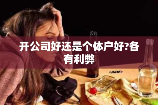 开公司好还是个体户好?各有利弊