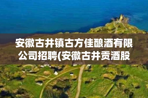 安徽古井镇古方佳酿酒有限公司招聘(安徽古井贡酒股份有限公司招聘)