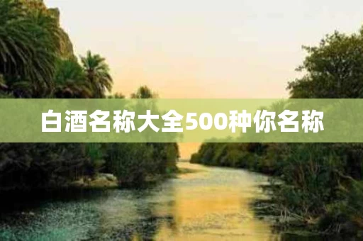 白酒名称大全500种你名称