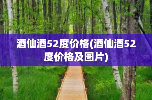 酒仙酒52度价格(酒仙酒52度价格及图片)