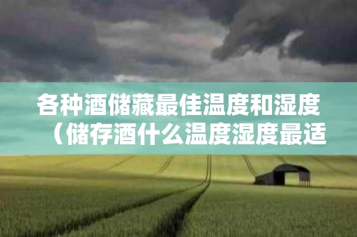 各种酒储藏最佳温度和湿度（储存酒什么温度湿度最适宜）