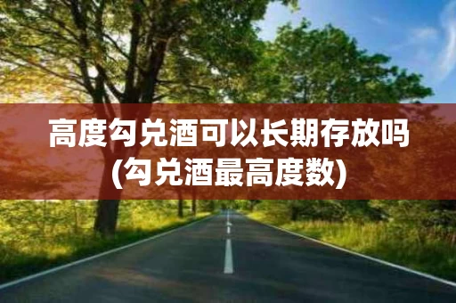 高度勾兑酒可以长期存放吗(勾兑酒最高度数)