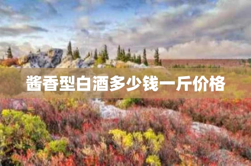 酱香型白酒多少钱一斤价格