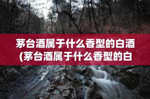茅台酒属于什么香型的白酒(茅台酒属于什么香型的白酒品种)