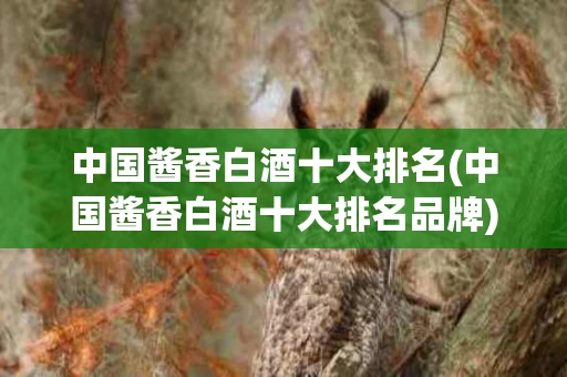 中国酱香白酒十大排名(中国酱香白酒十大排名品牌)
