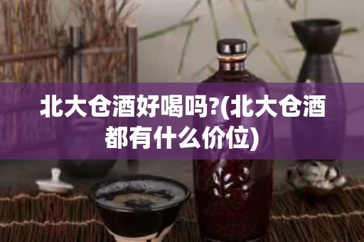 北大仓酒好喝吗?(北大仓酒都有什么价位)