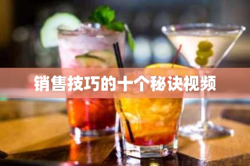 销售技巧的十个秘诀视频