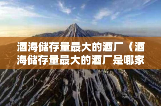 酒海储存量最大的酒厂（酒海储存量最大的酒厂是哪家）