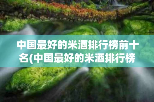 中国最好的米酒排行榜前十名(中国最好的米酒排行榜前十名品牌)