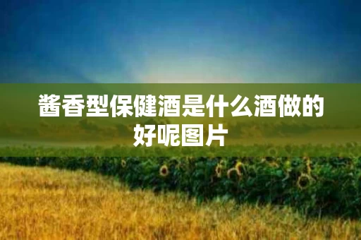 酱香型保健酒是什么酒做的好呢图片