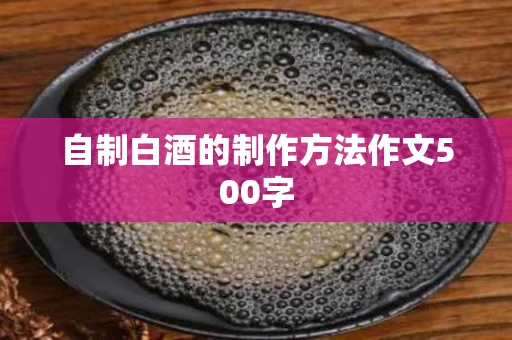 自制白酒的制作方法作文500字
