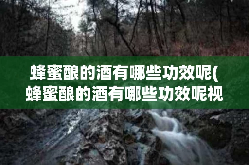 蜂蜜酿的酒有哪些功效呢(蜂蜜酿的酒有哪些功效呢视频) 蜂蜜酿的酒有哪些功效呢(蜂蜜酿的酒有哪些功效呢视频)