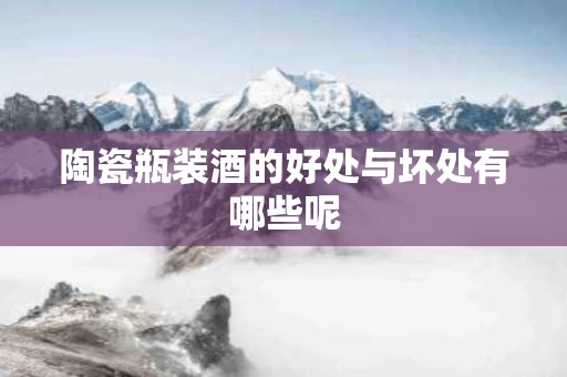 陶瓷瓶装酒的好处与坏处有哪些呢