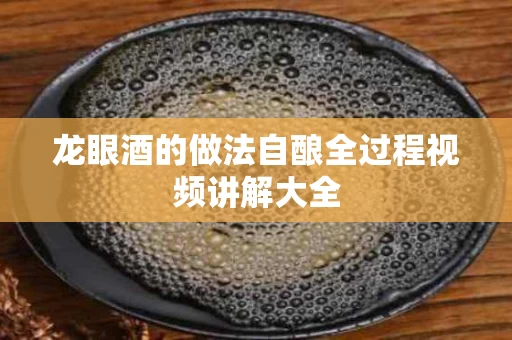 龙眼酒的做法自酿全过程视频讲解大全