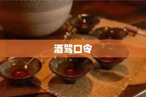酒驾口令