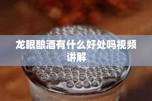 龙眼酿酒有什么好处吗视频讲解