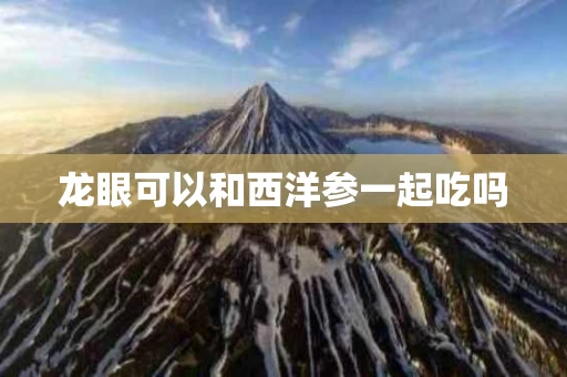 龙眼可以和西洋参一起吃吗