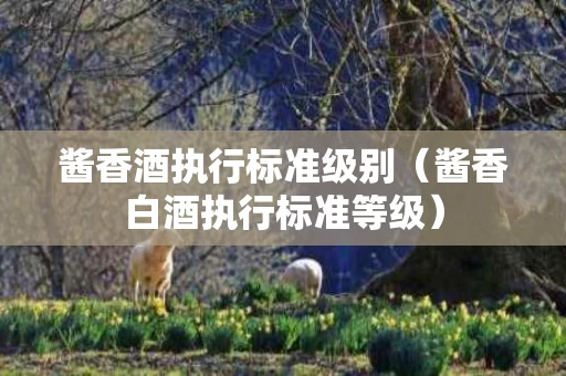 酱香酒执行标准级别（酱香白酒执行标准等级）