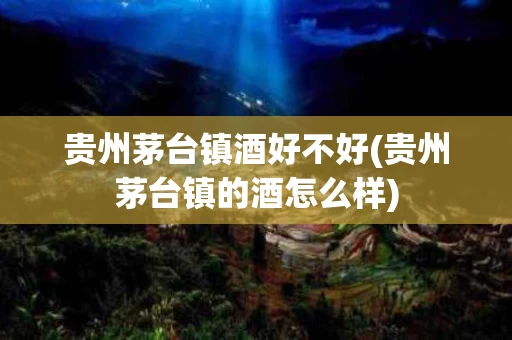 贵州茅台镇酒好不好(贵州茅台镇的酒怎么样)