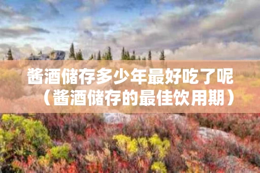 酱酒储存多少年最好吃了呢（酱酒储存的最佳饮用期）