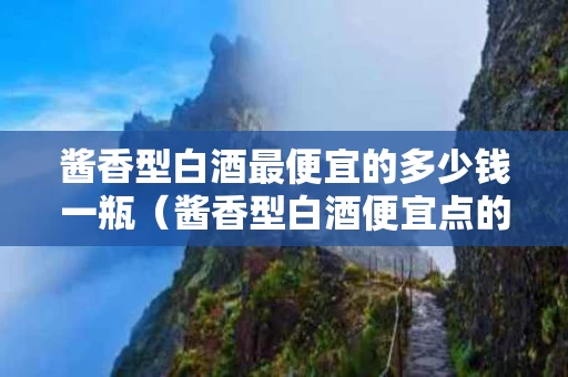 酱香型白酒最便宜的多少钱一瓶（酱香型白酒便宜点的推荐）