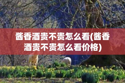 酱香酒贵不贵怎么看(酱香酒贵不贵怎么看价格)