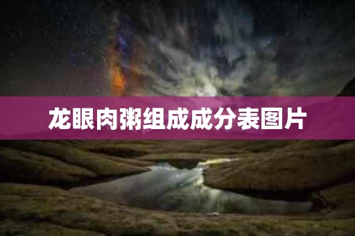 龙眼肉粥组成成分表图片