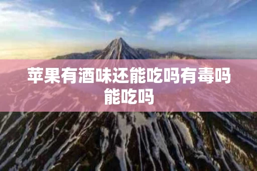 苹果有酒味还能吃吗有毒吗能吃吗